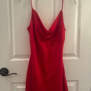 Elegant Red Women's Dress